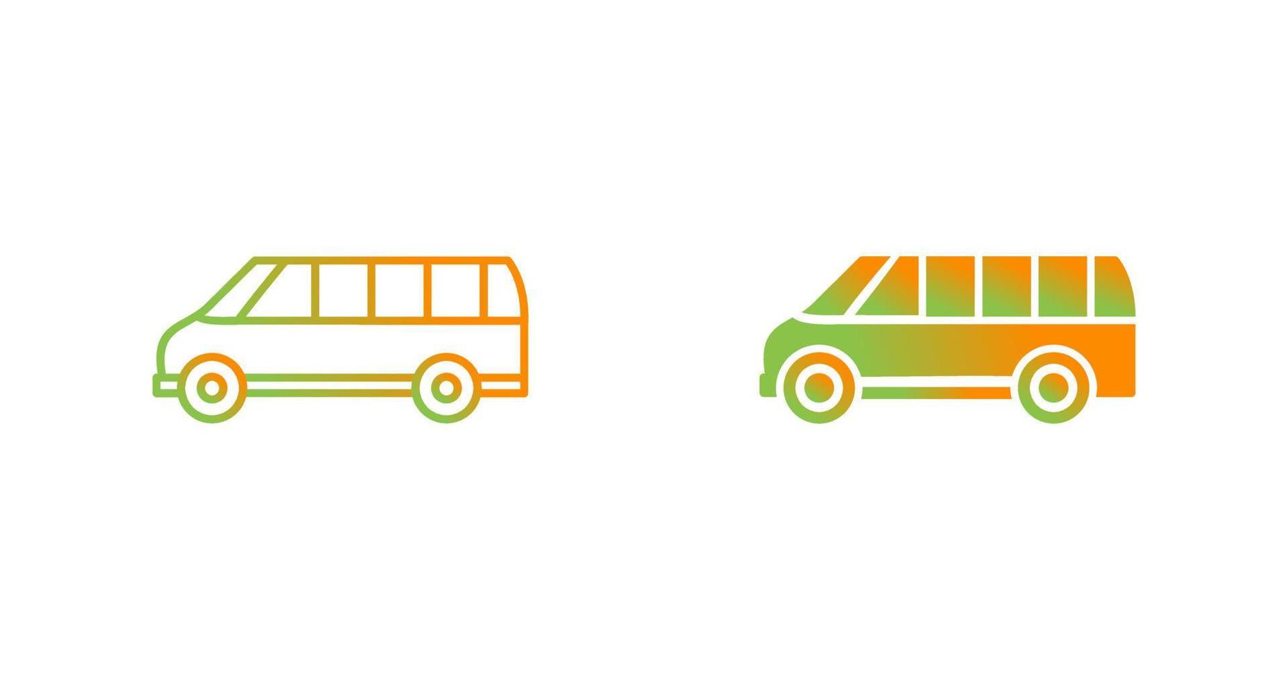 Delivery Bus Vector Icon