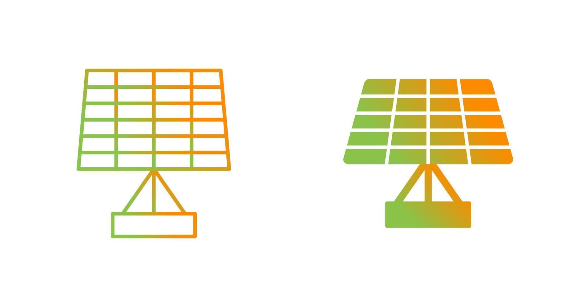 Solar Panel Vector Icon