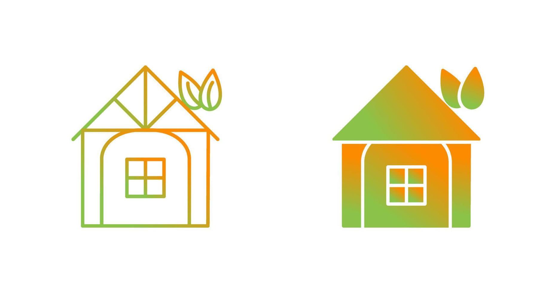 Eco friendly House Vector Icon