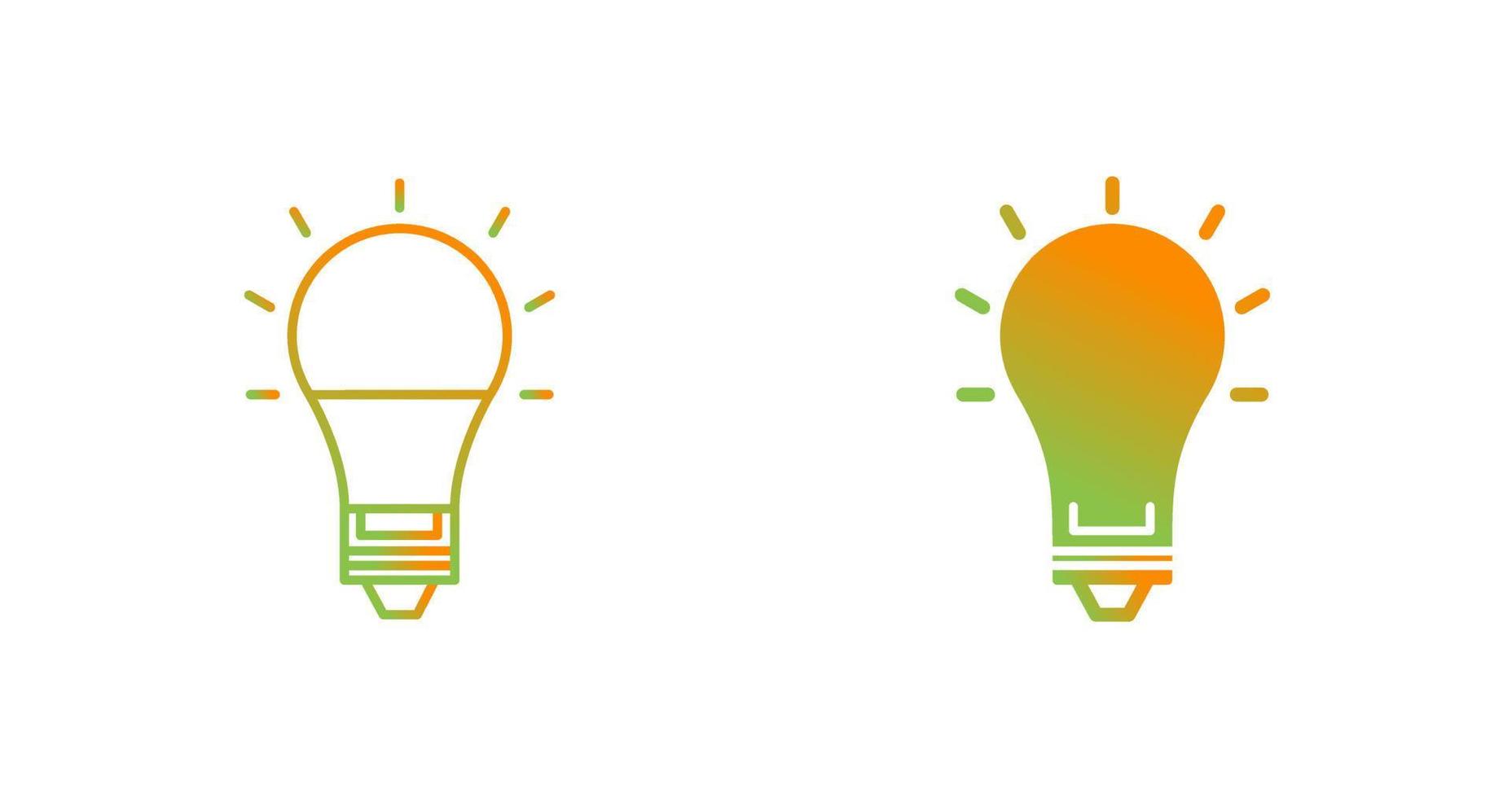 Electric Bulb Vector Icon