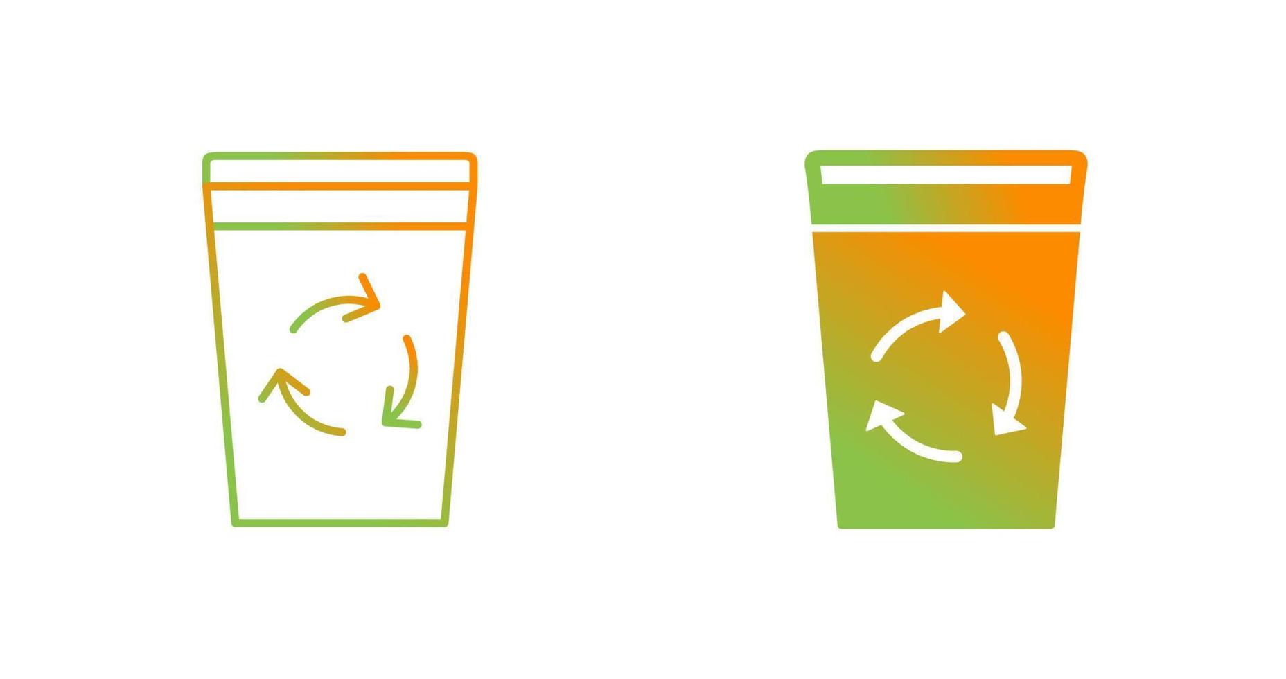 Recycle Bin Vector Icon