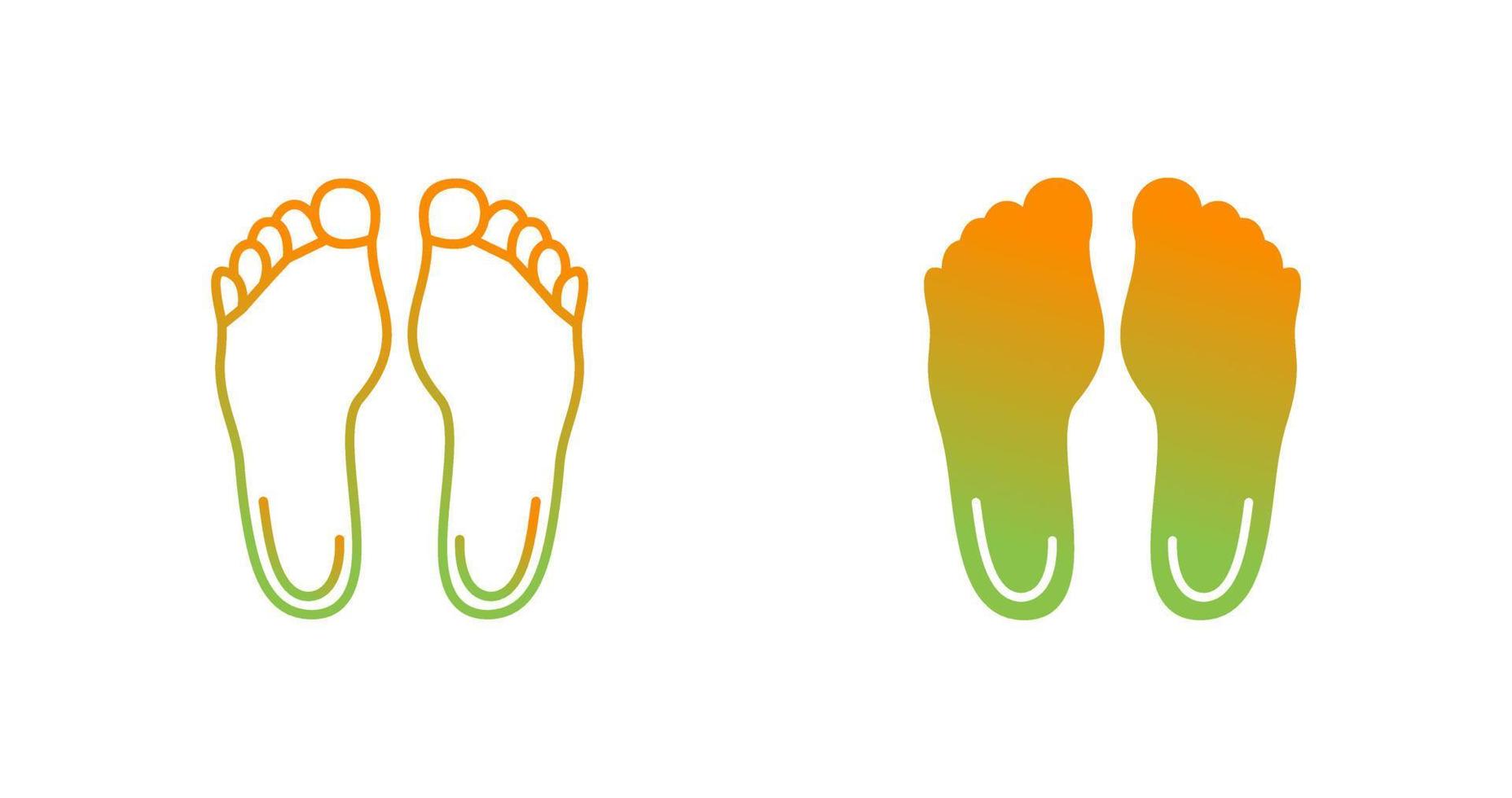 Feet Vector Icon