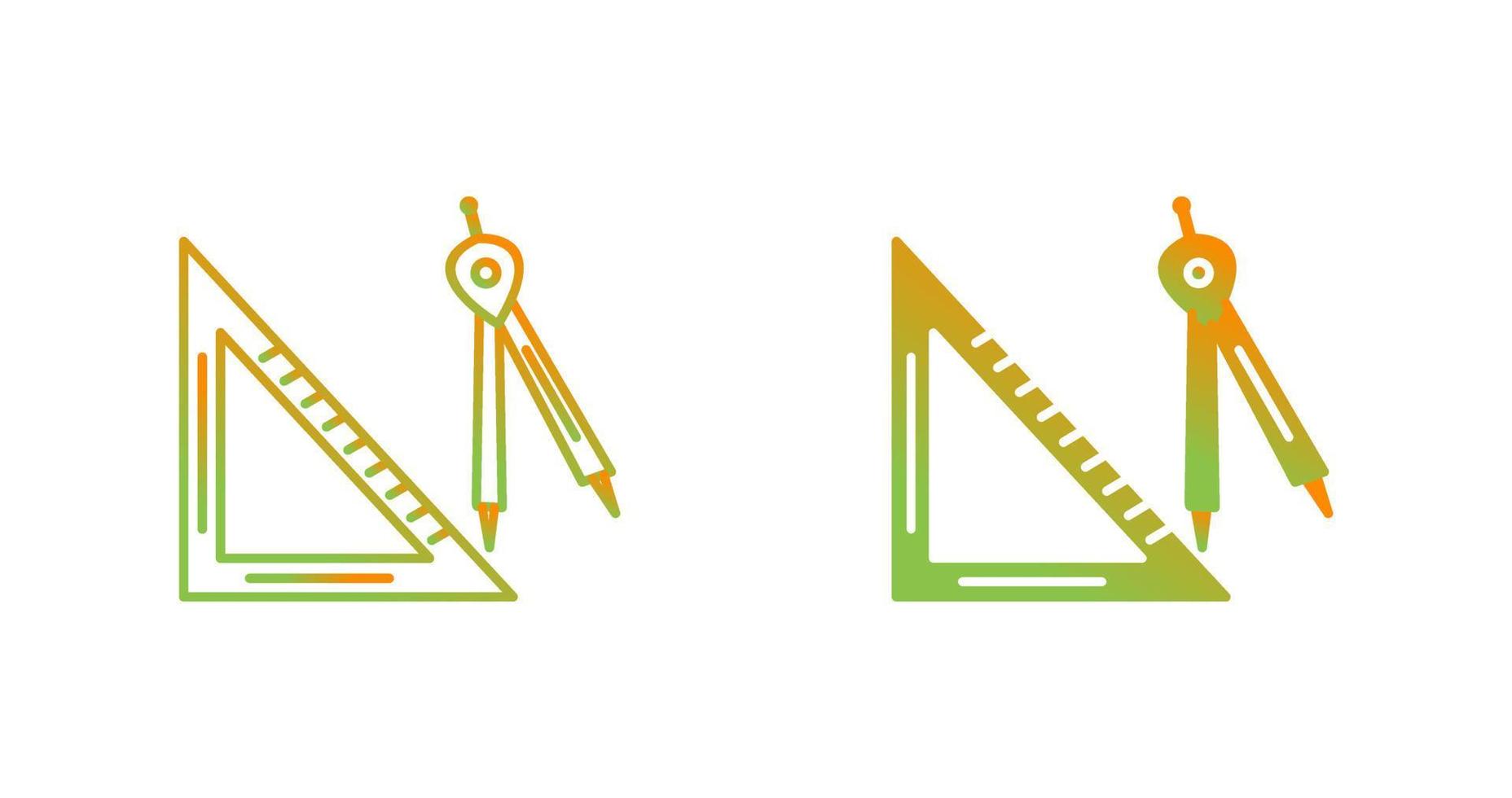 Set Square Vector Icon