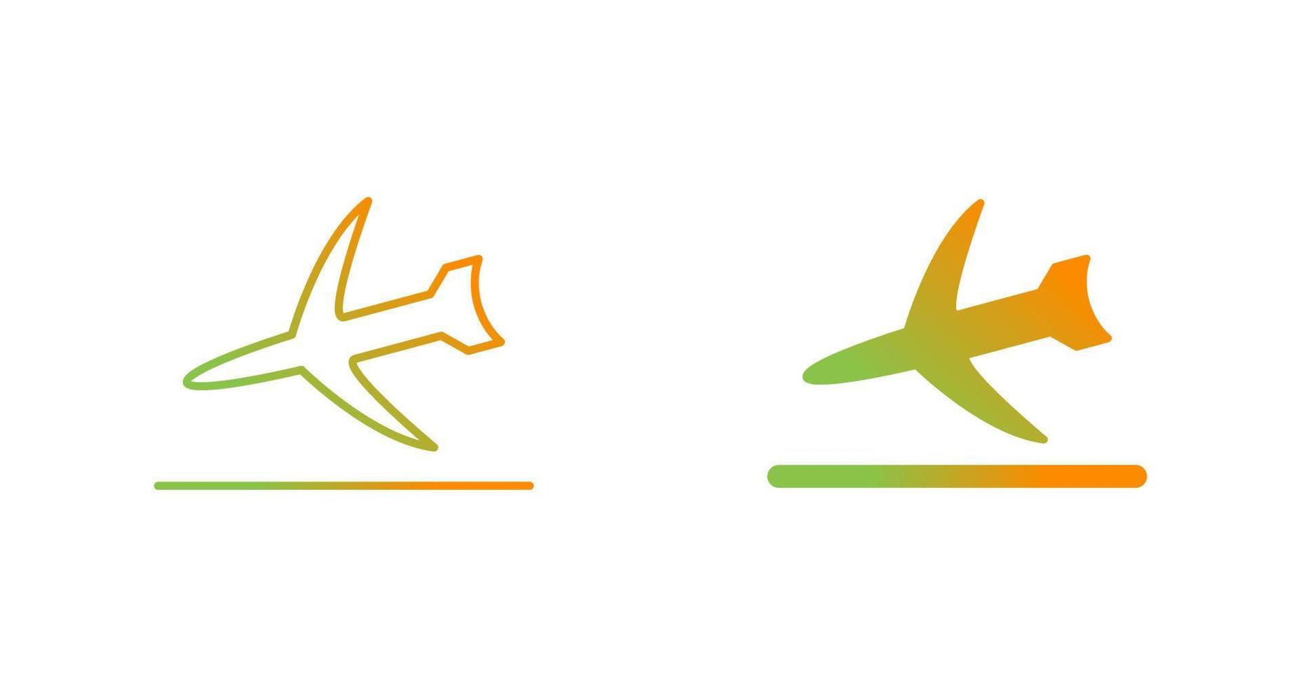 Flight Landing Vector Icon