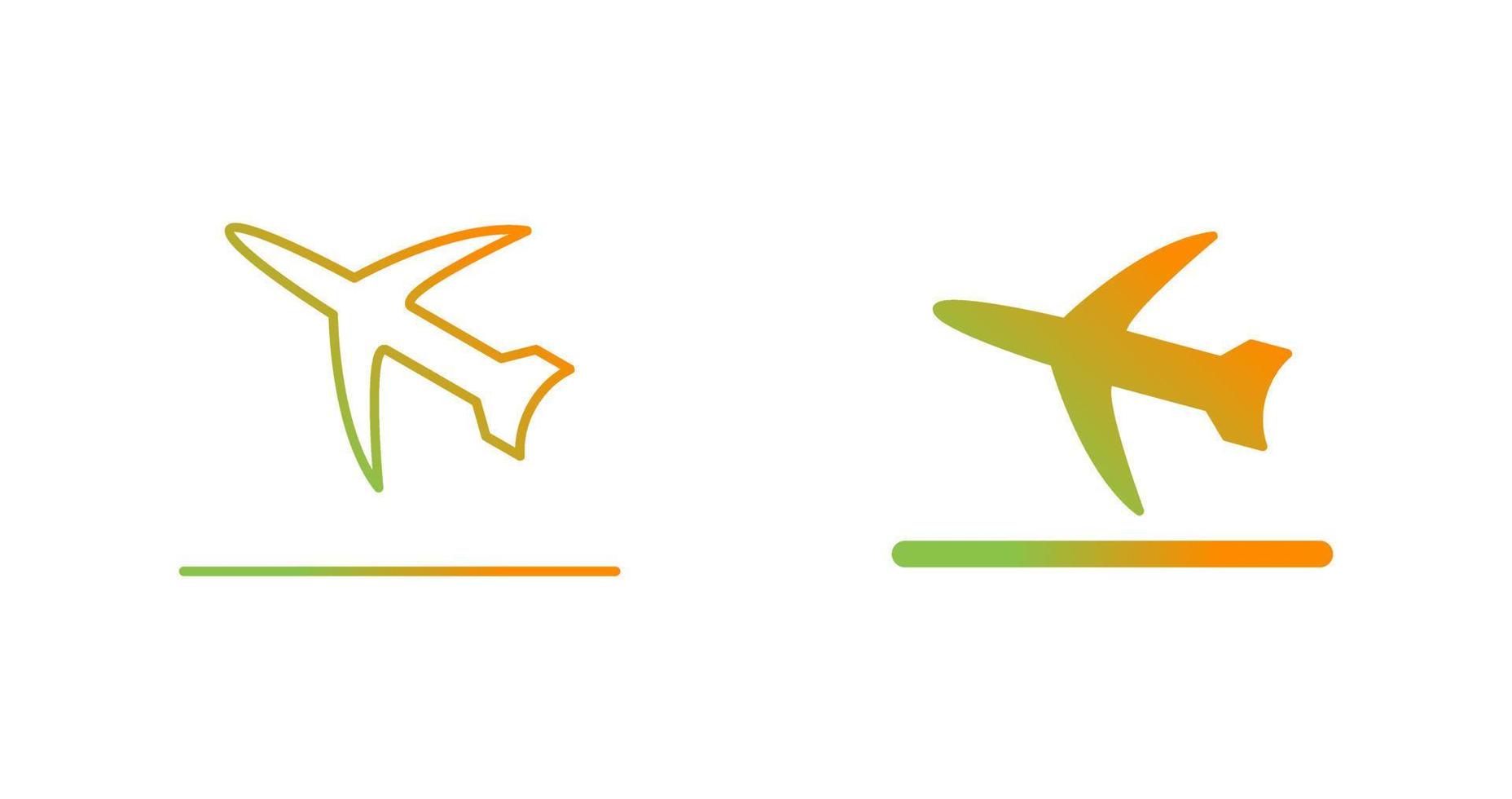 Flight Takeoff Vector Icon