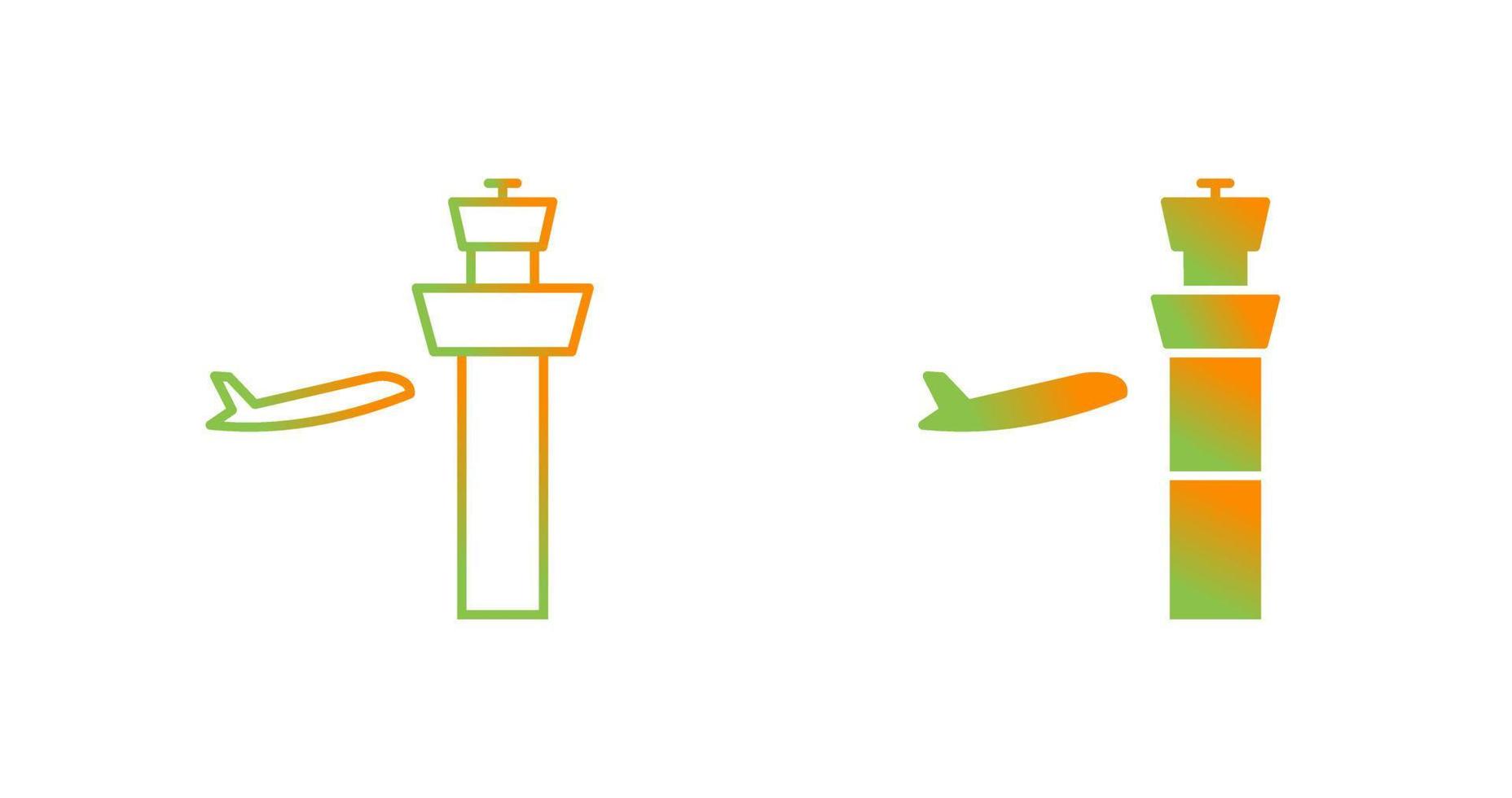 Air Control Tower Vector Icon