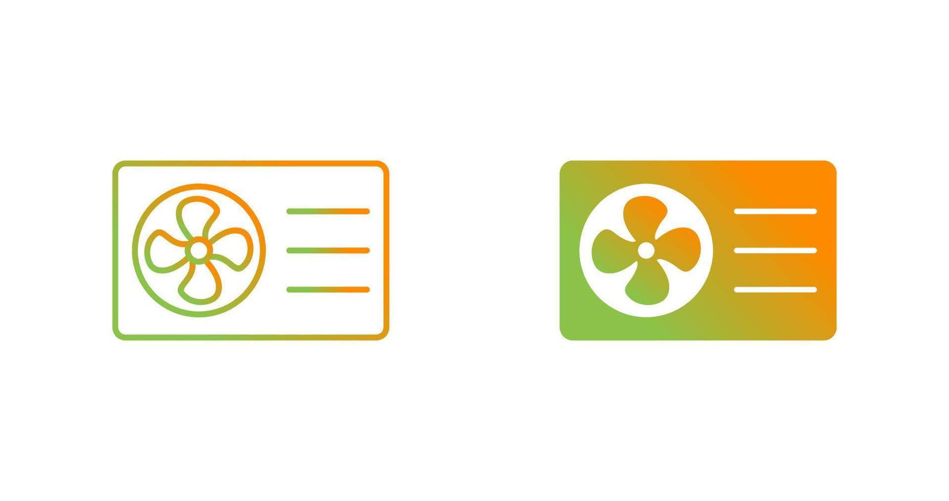 AC Outside Unit Vector Icon