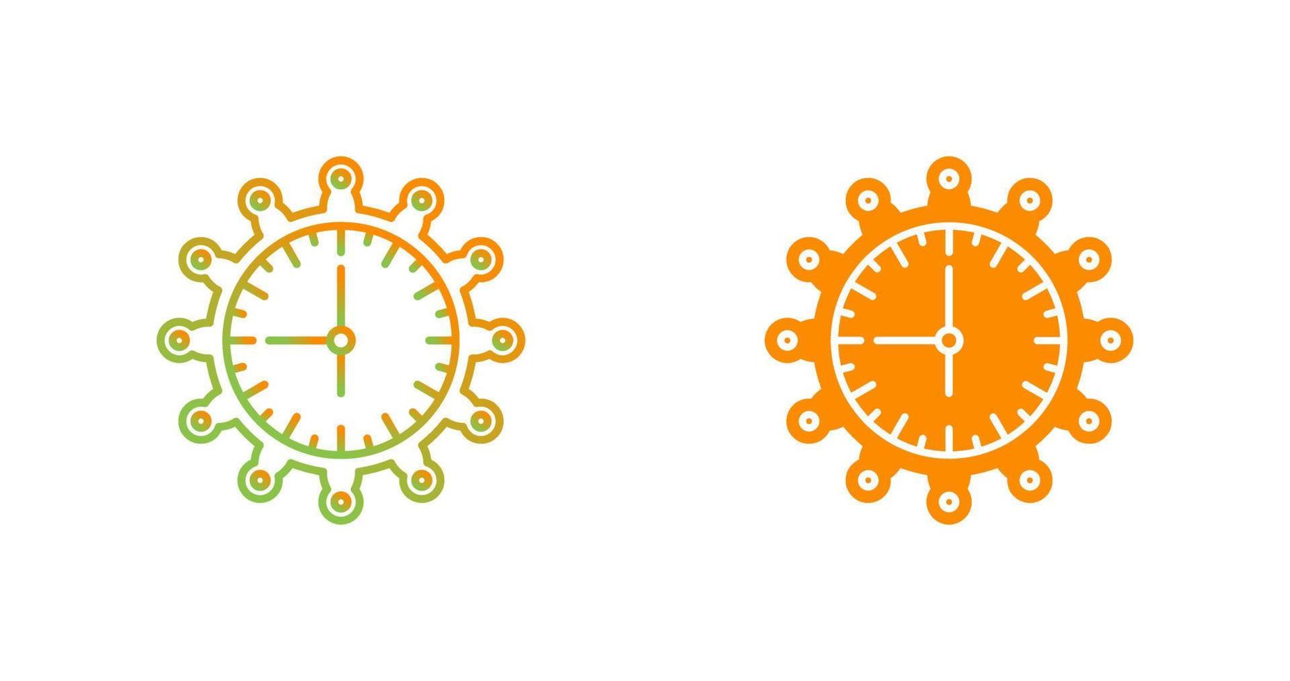 icono de vector de reloj