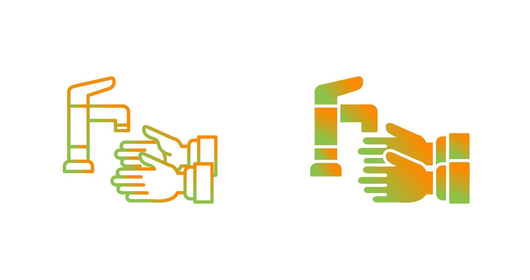 Washing Hands Vector Icon