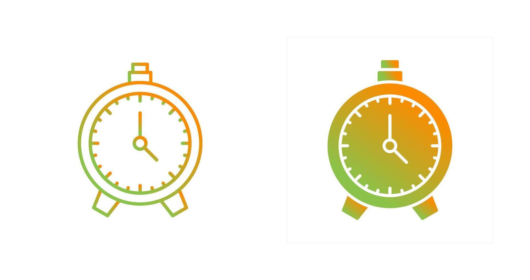 icono de vector de reloj de alarma