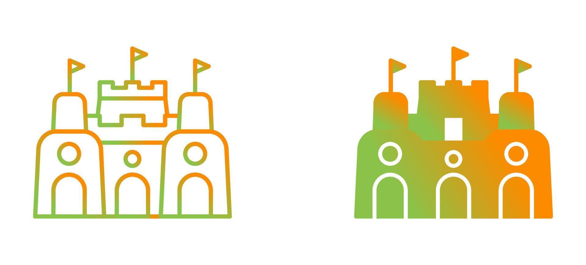 Sand Castle Vector Icon
