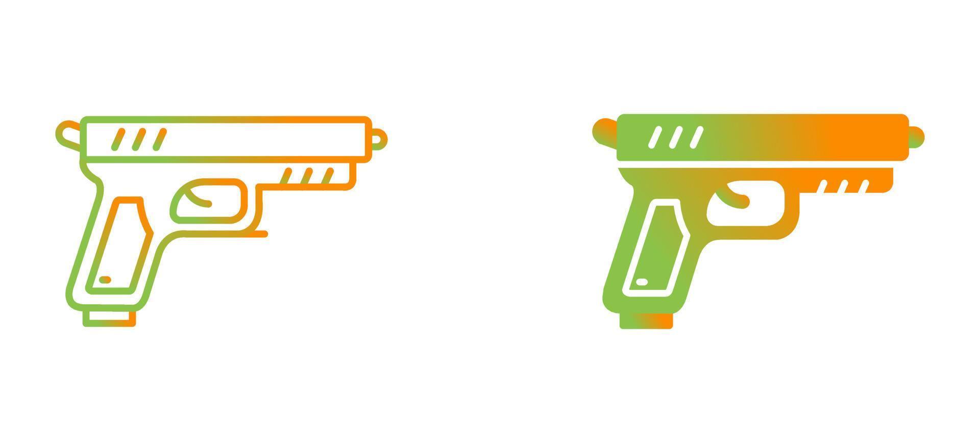 icono de vector de pistola