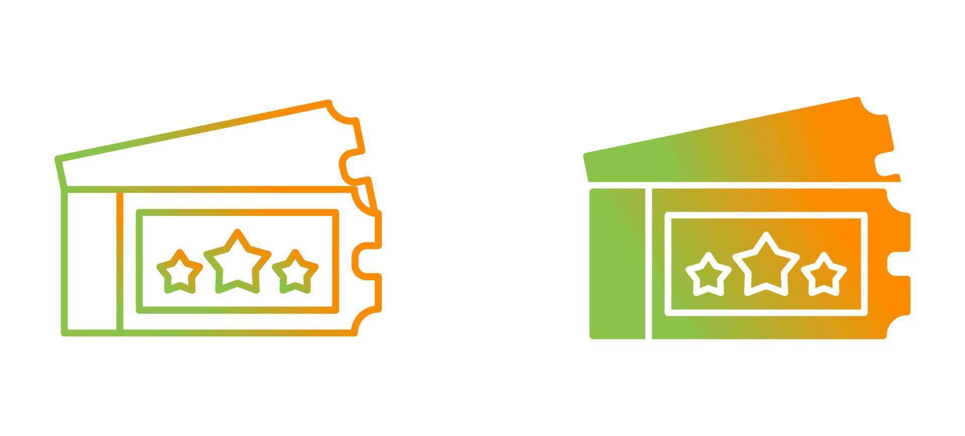 Ticket Vector Icon
