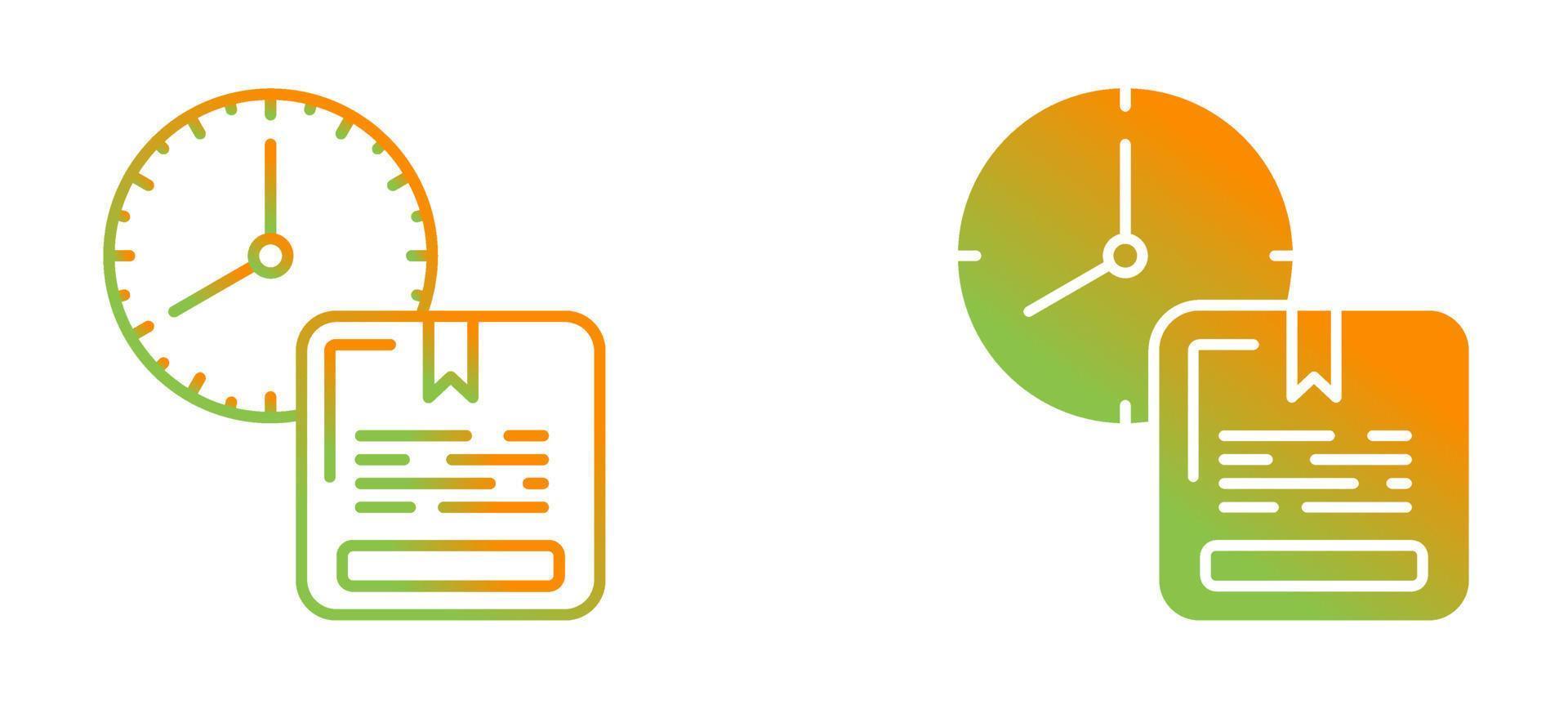 On Time Delivery Vector Icon