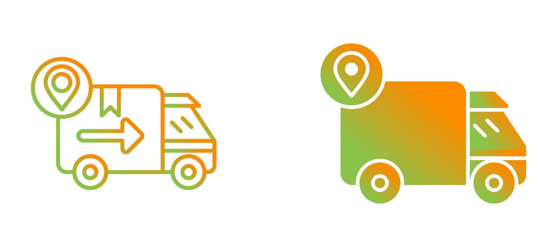 Shipping Van Vector Icon