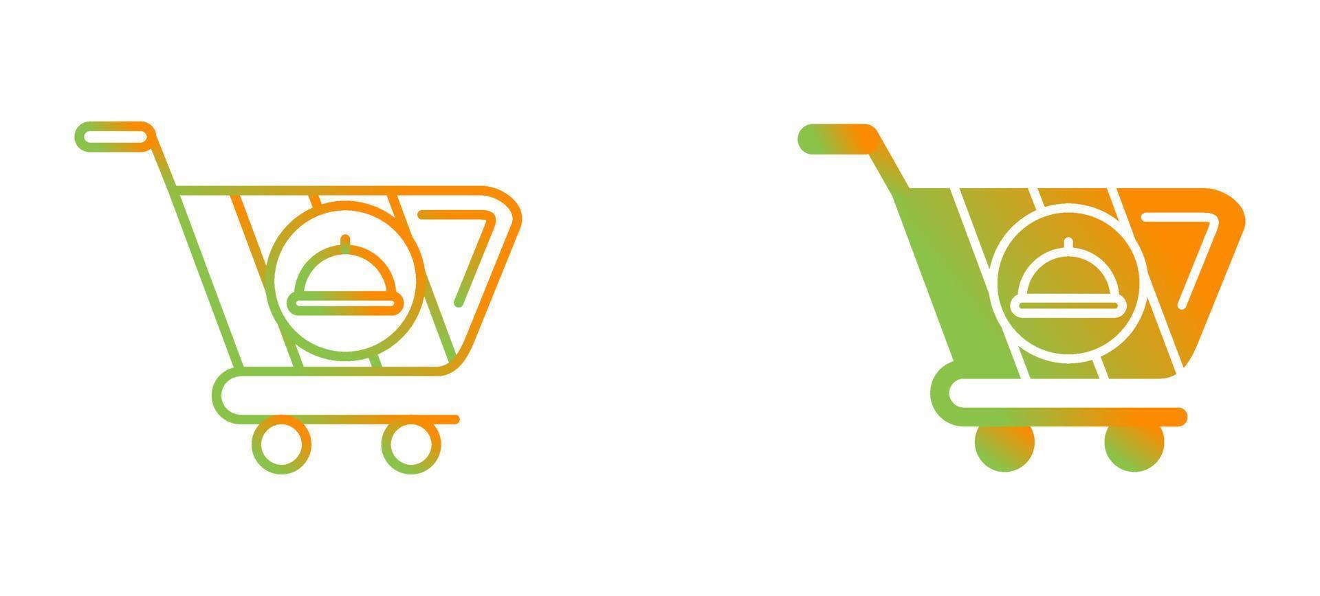 Food Cart Vector Icon