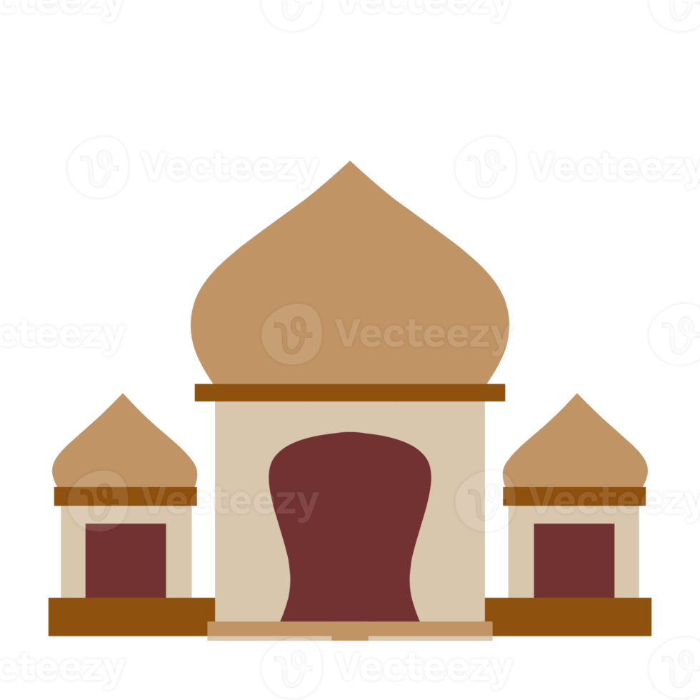 Brown mosque Illustration png