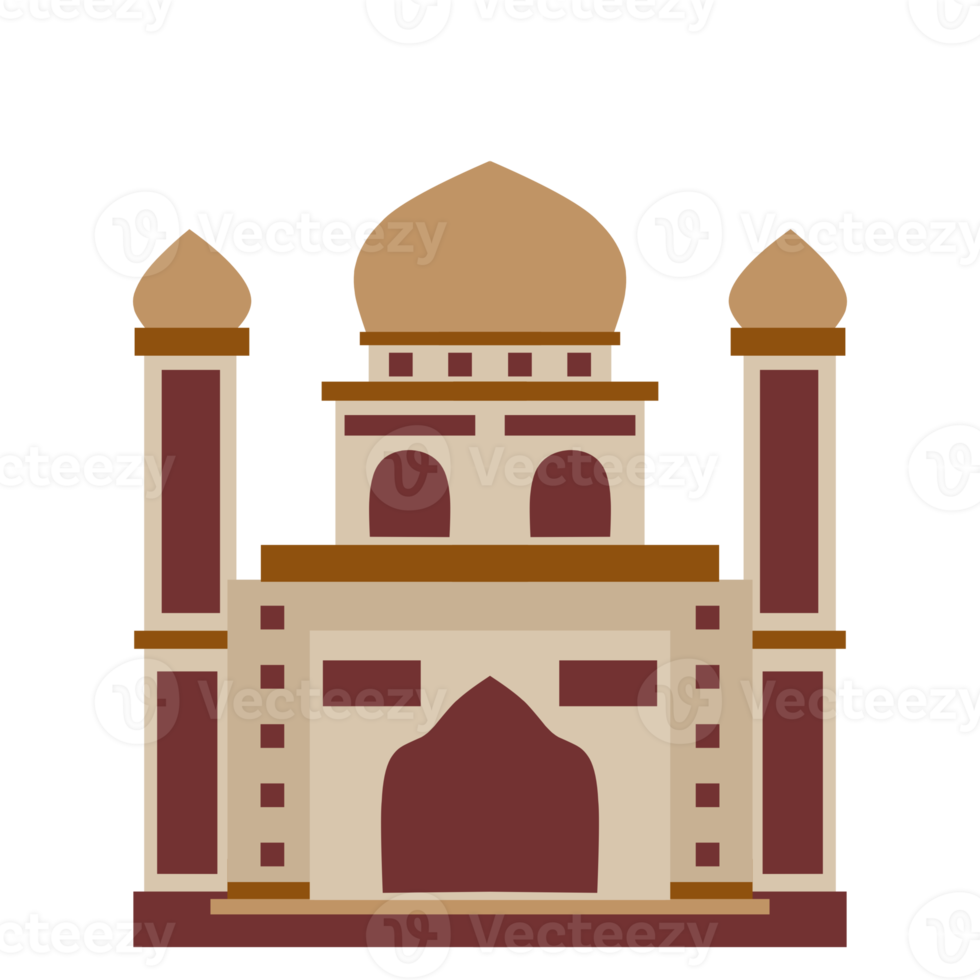 Brown mosque Illustration png