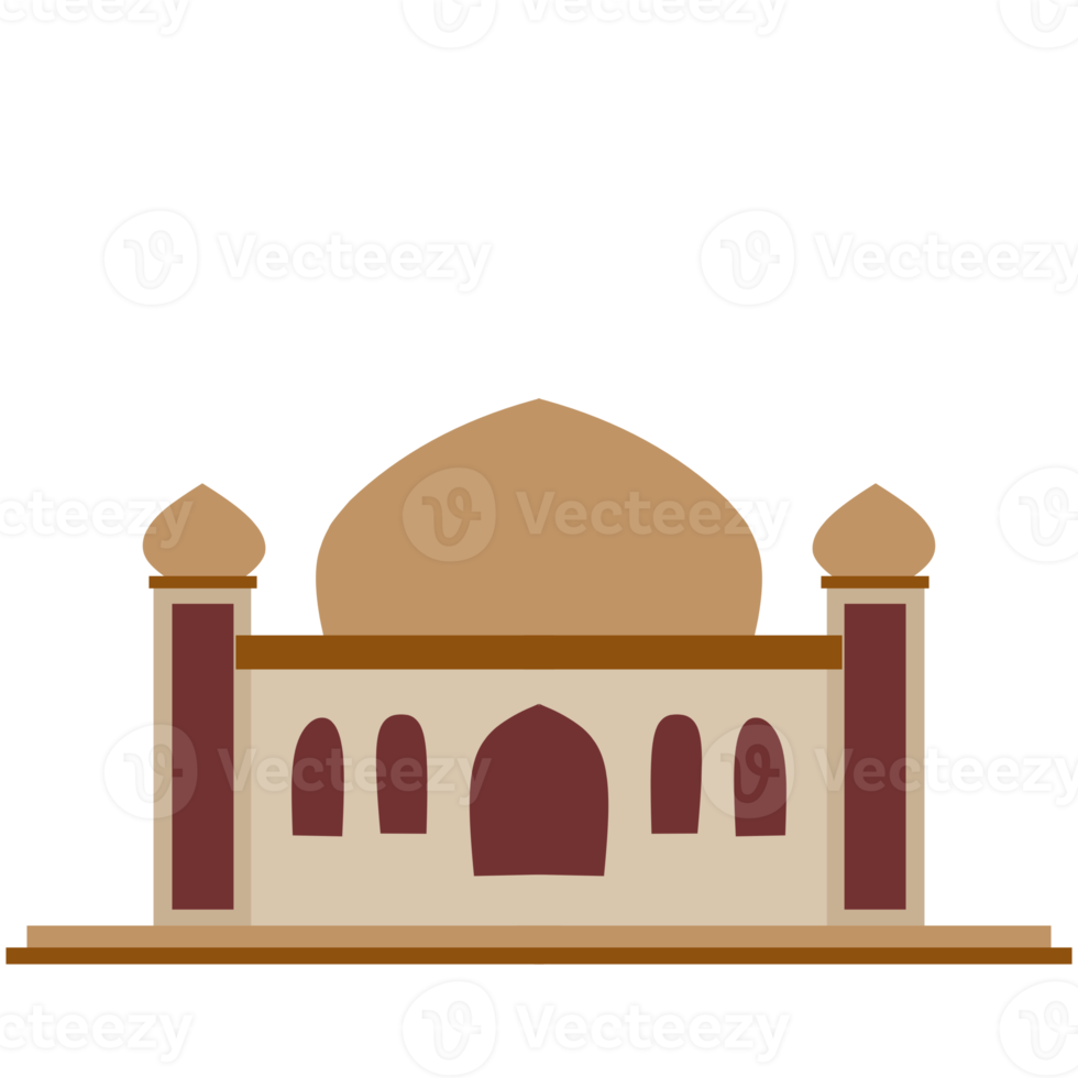 Brown mosque Illustration png