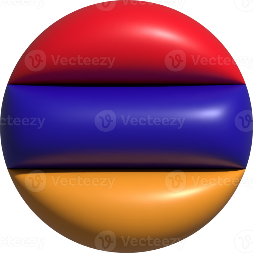 Armenia flag circle 3D. png