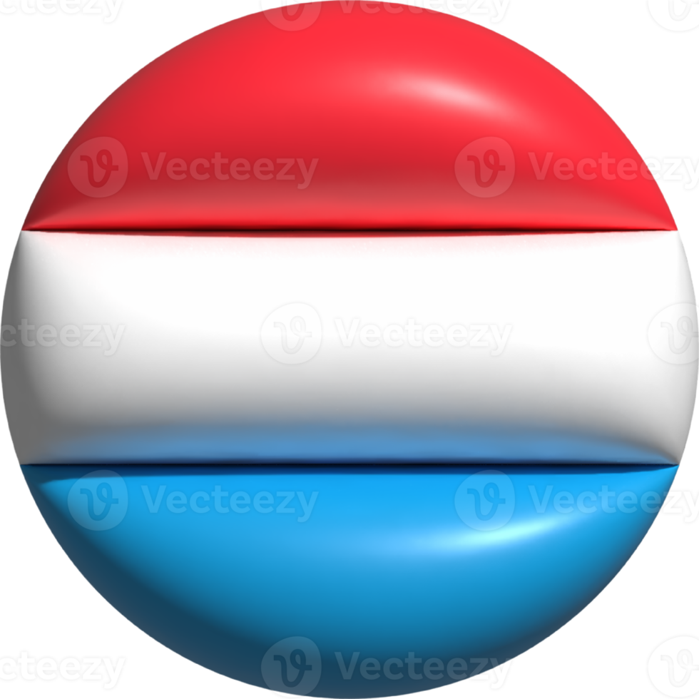 Luxembourg flag circle 3D. png