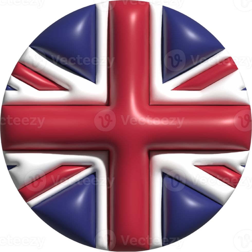 Vereinigtes Königreich Flagge Kreis 3d. png