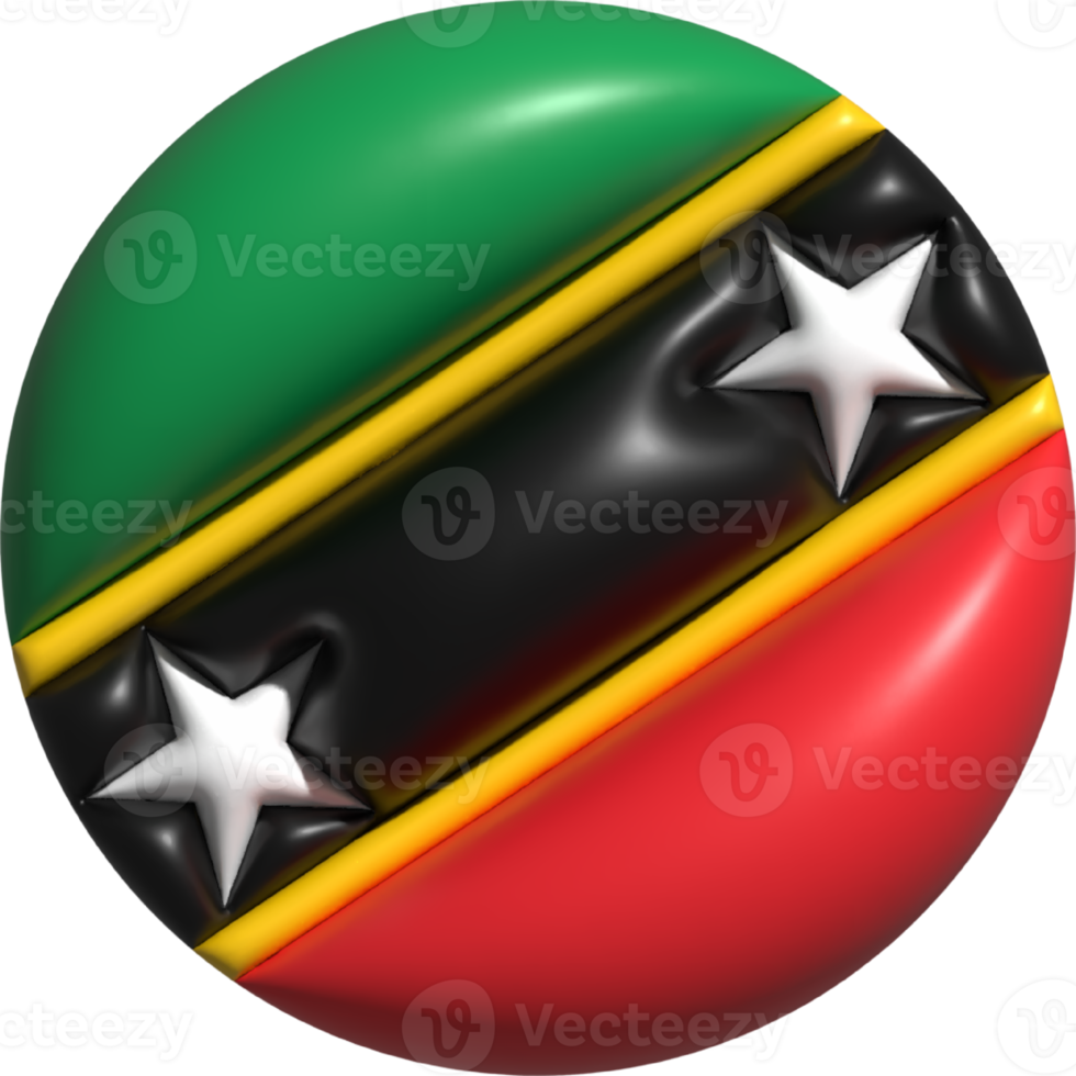 Saint Kitts and Nevis flag circle 3D. png