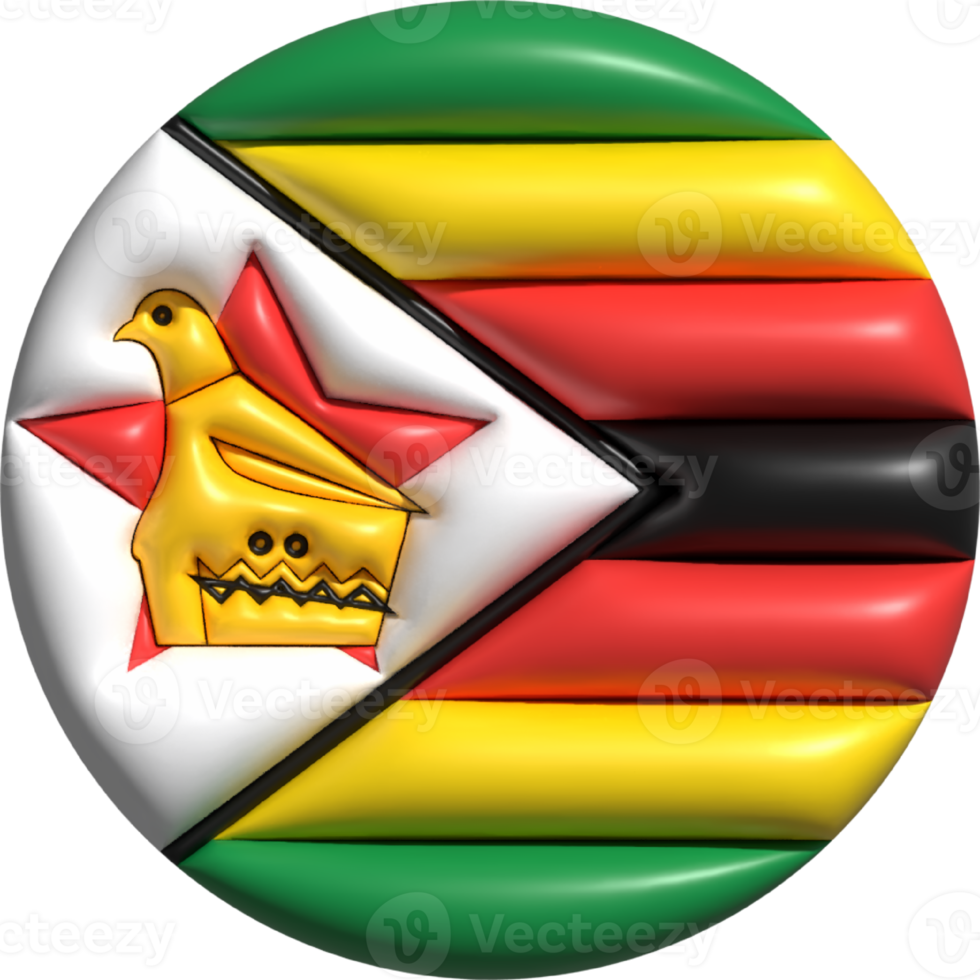 Zimbabwe flag circle 3D. png