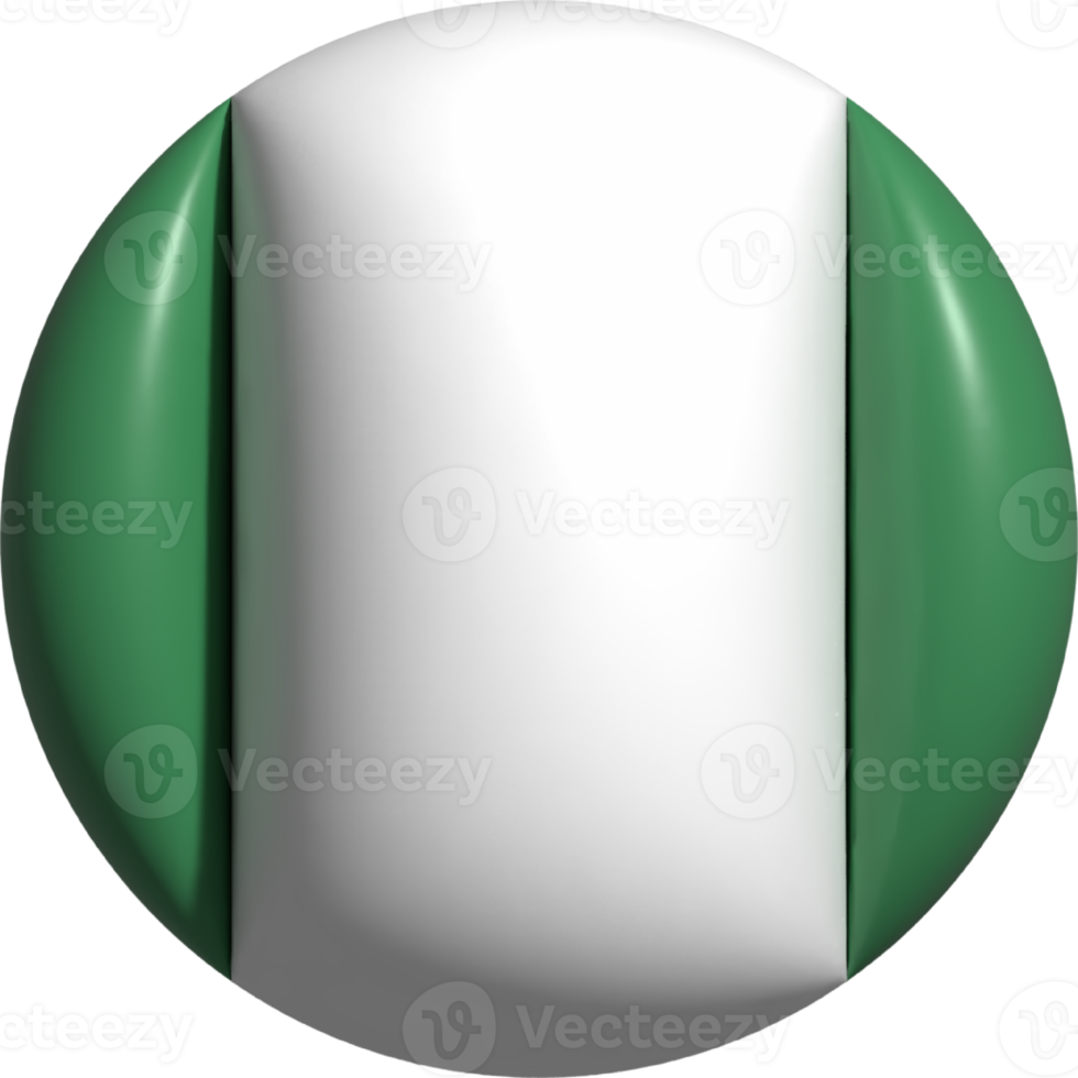 Nigeria flag circle 3D. png