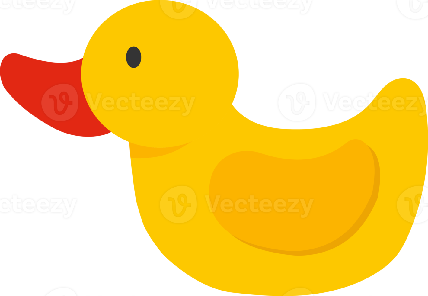 duck toy flat element, toys element. png