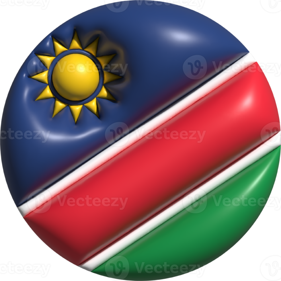 Namibia flag circle 3D. png