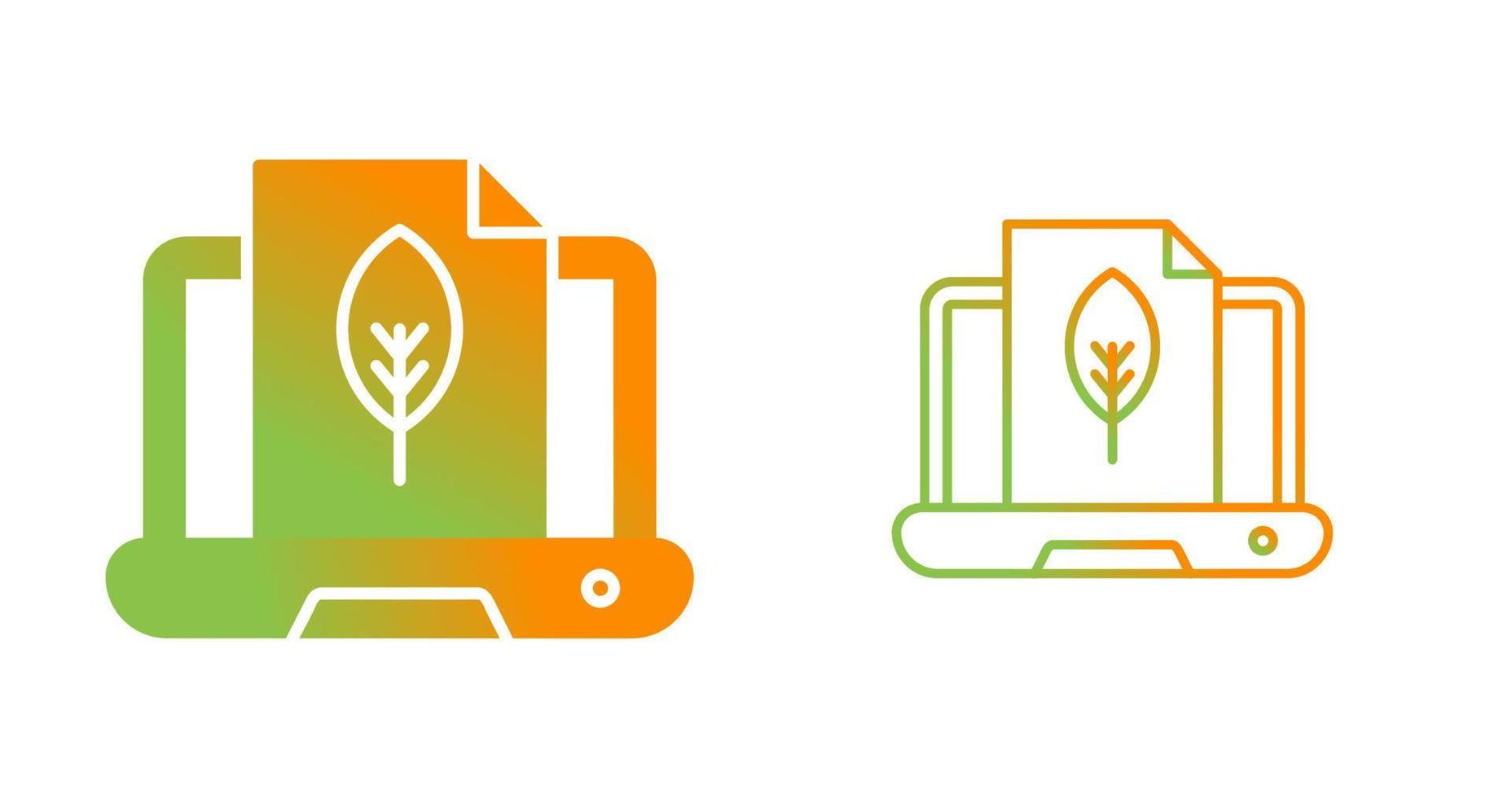 Organic Content Vector Icon