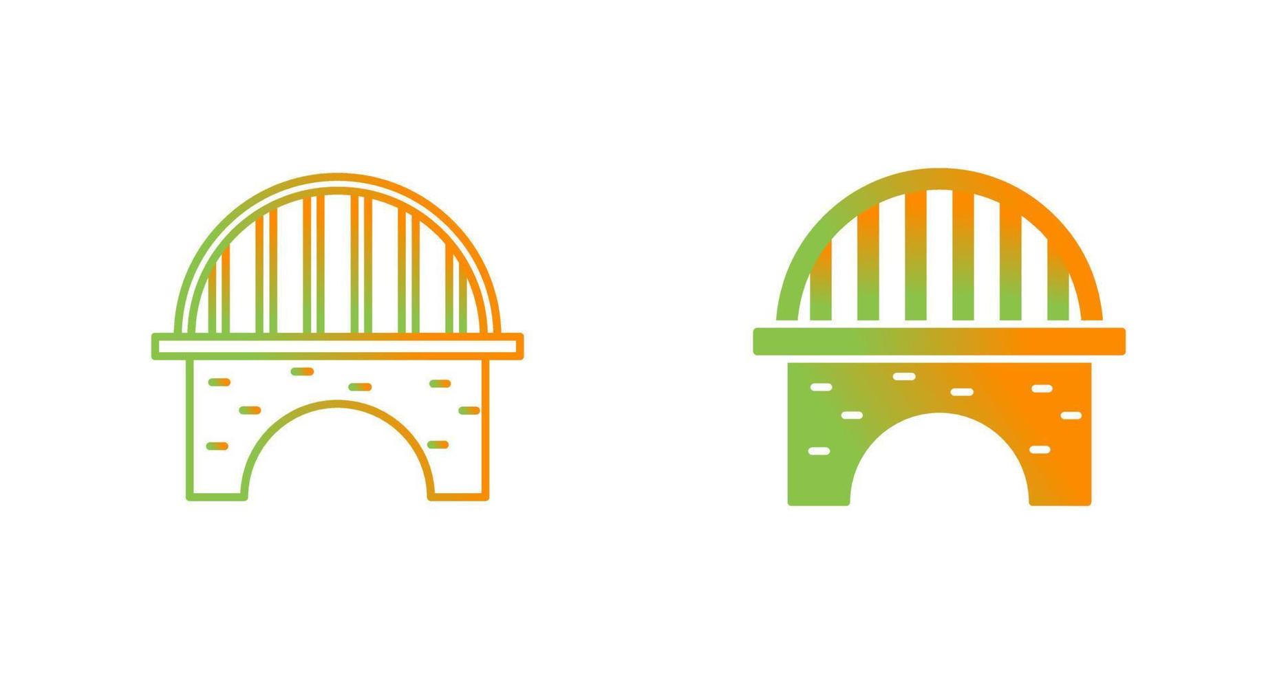 icono de vector de puente