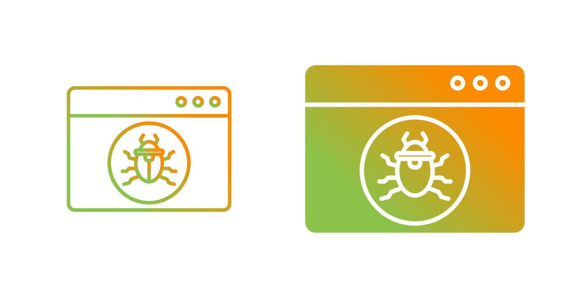 Website Attack Vector Icon