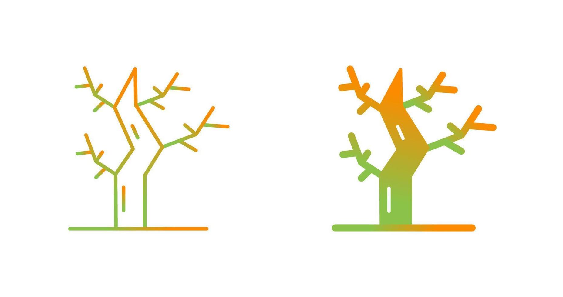 Dry Tree Vector Icon