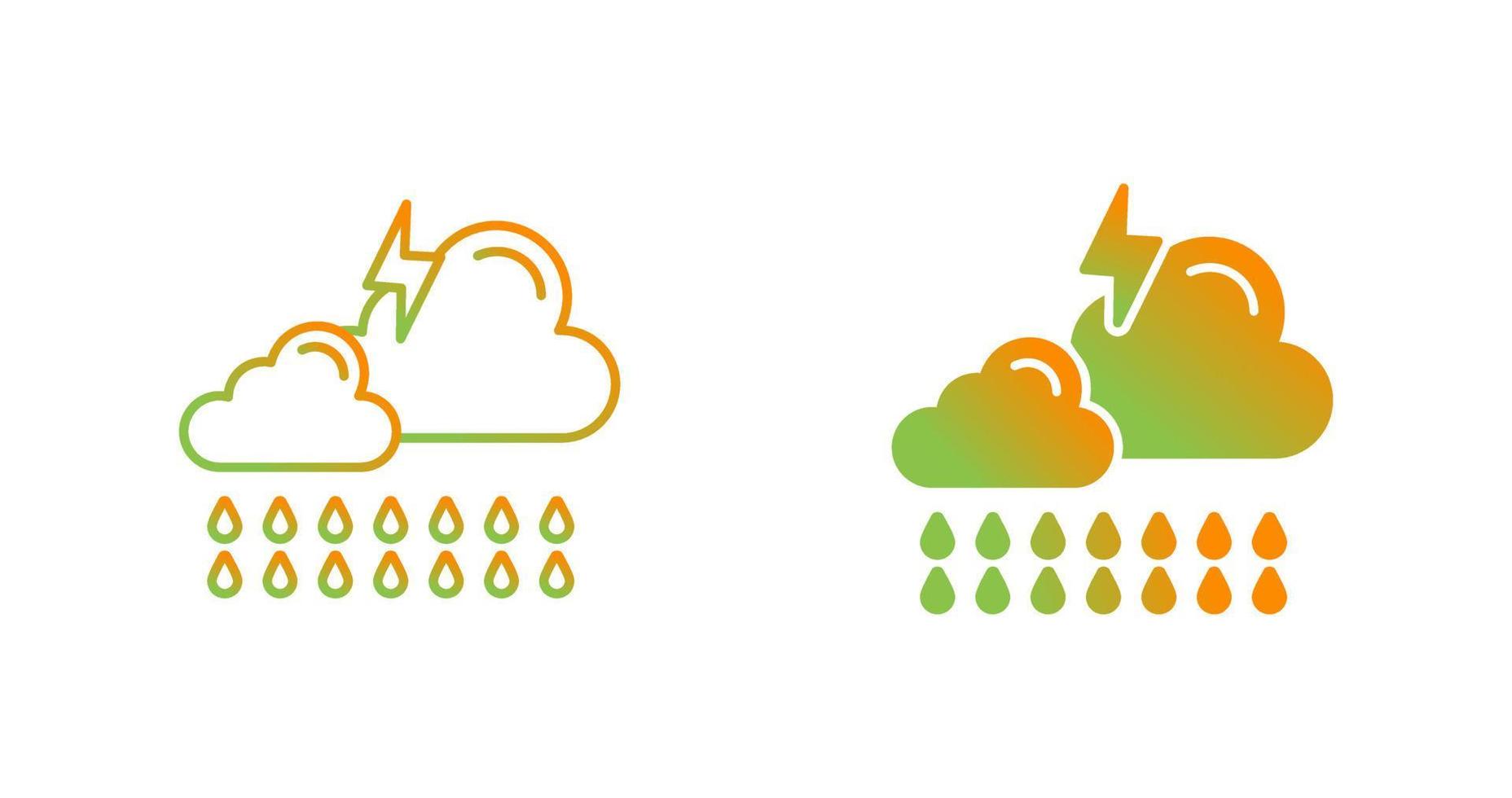 icono de vector de tormenta