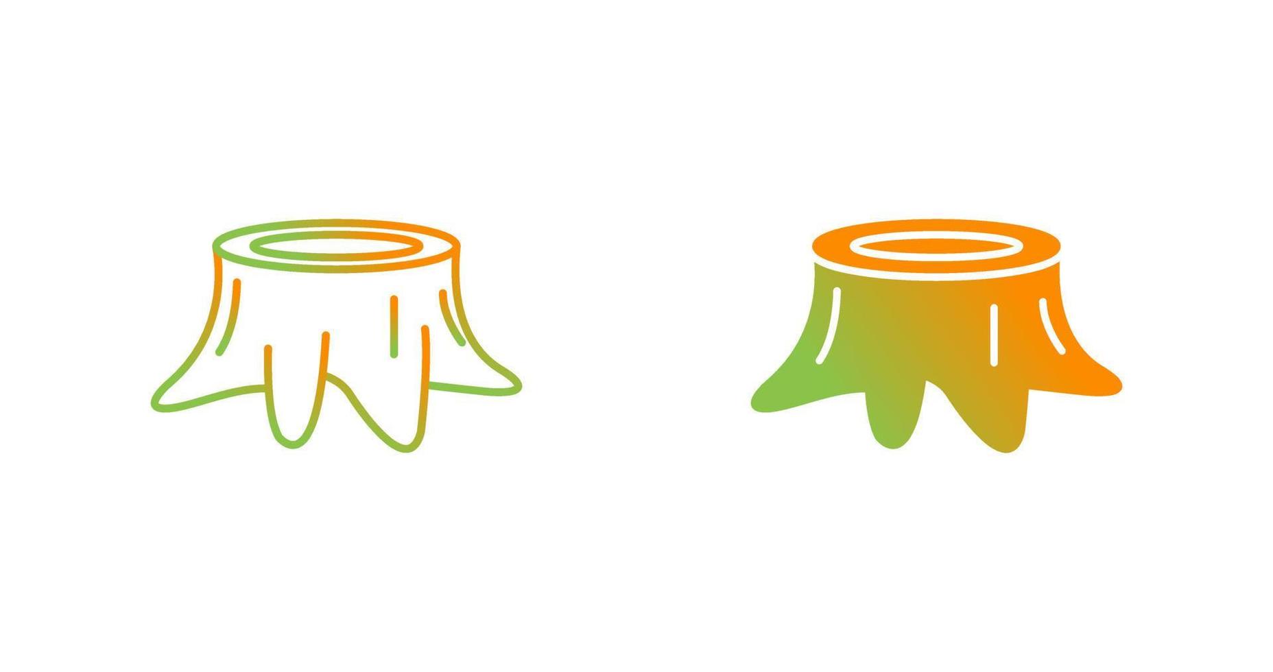 Stump Vector Icon