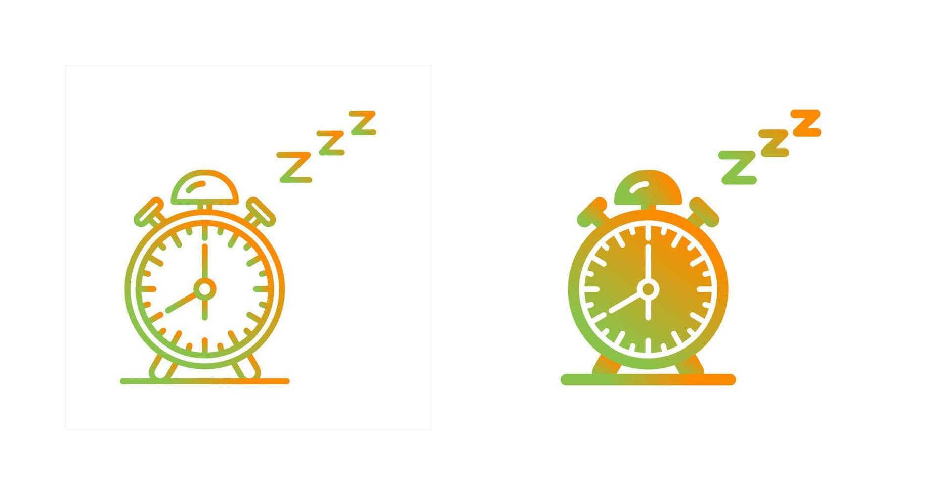 icono de vector de tiempo de sueño