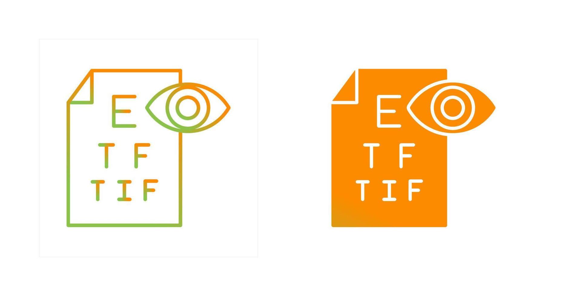 Eye Test Vector Icon