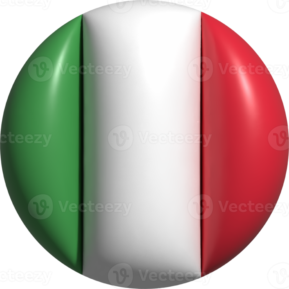 Italien flagga cirkel 3d. png