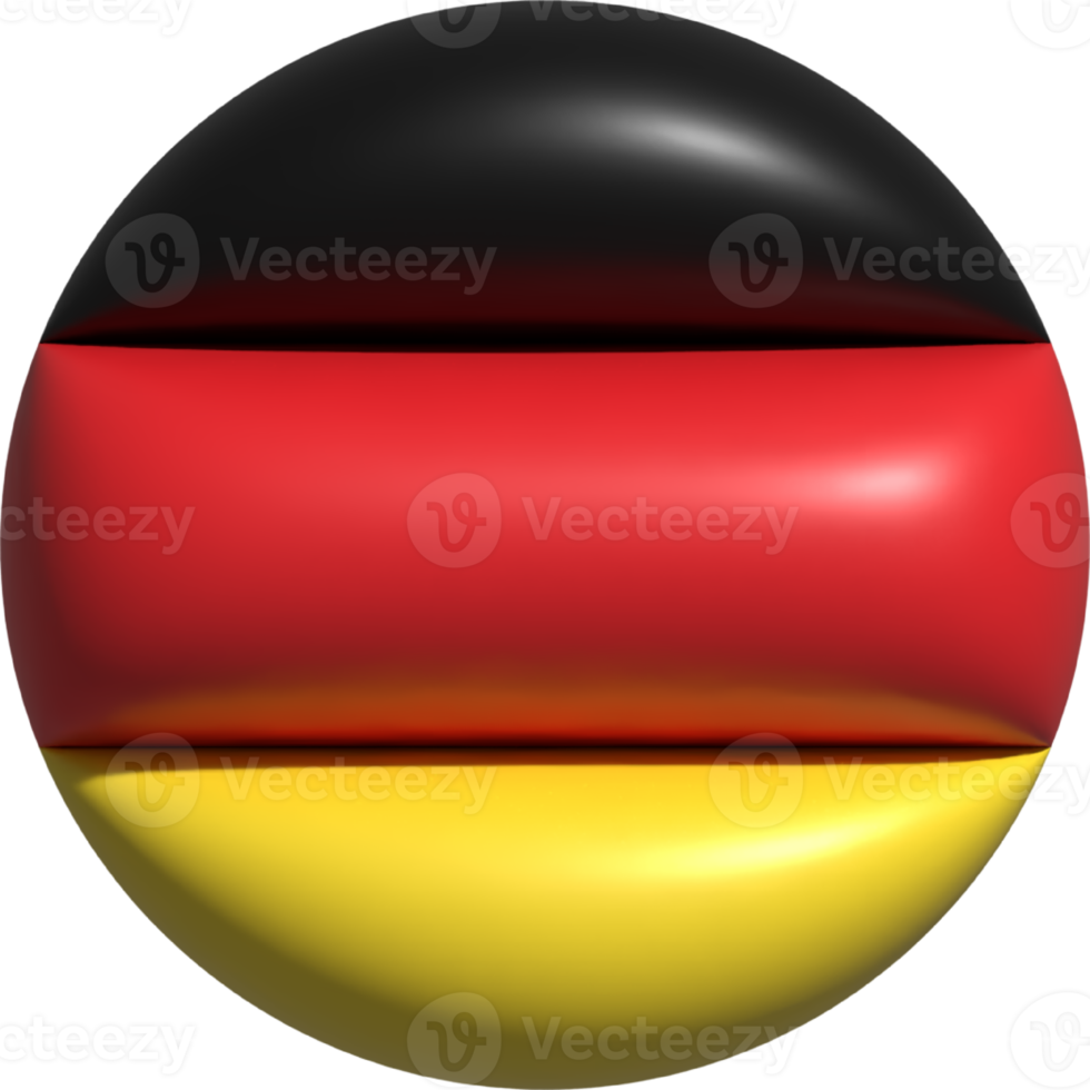 Germany flag circle 3D. png