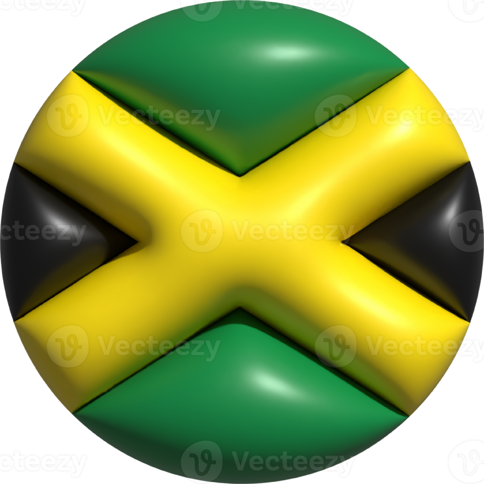 Jamaica Flag Circle 3d 22501792 Png