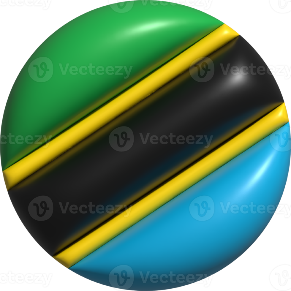 Tanzania flag circle 3D. png