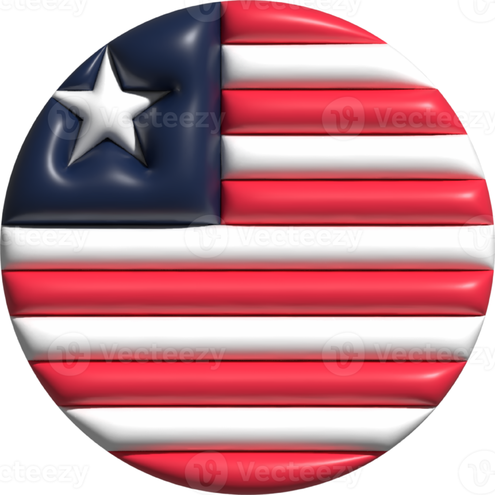 Liberia flag circle 3D. png