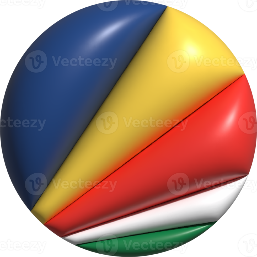 les Seychelles drapeau cercle 3d. png