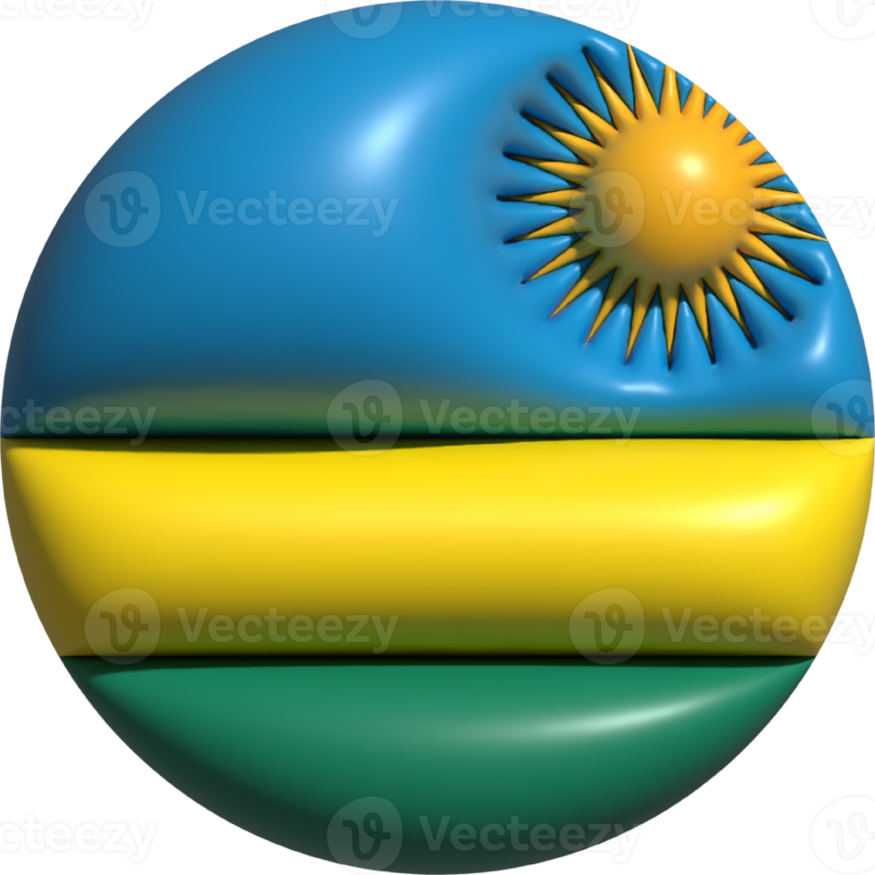Ruanda bandera circulo 3d. png