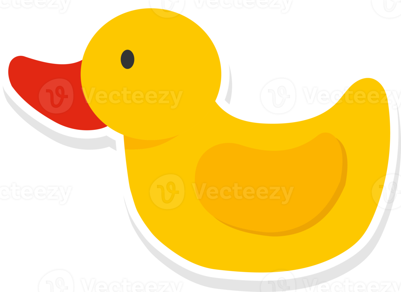 duck toy flat element, toys element stickers. 22501824 PNG