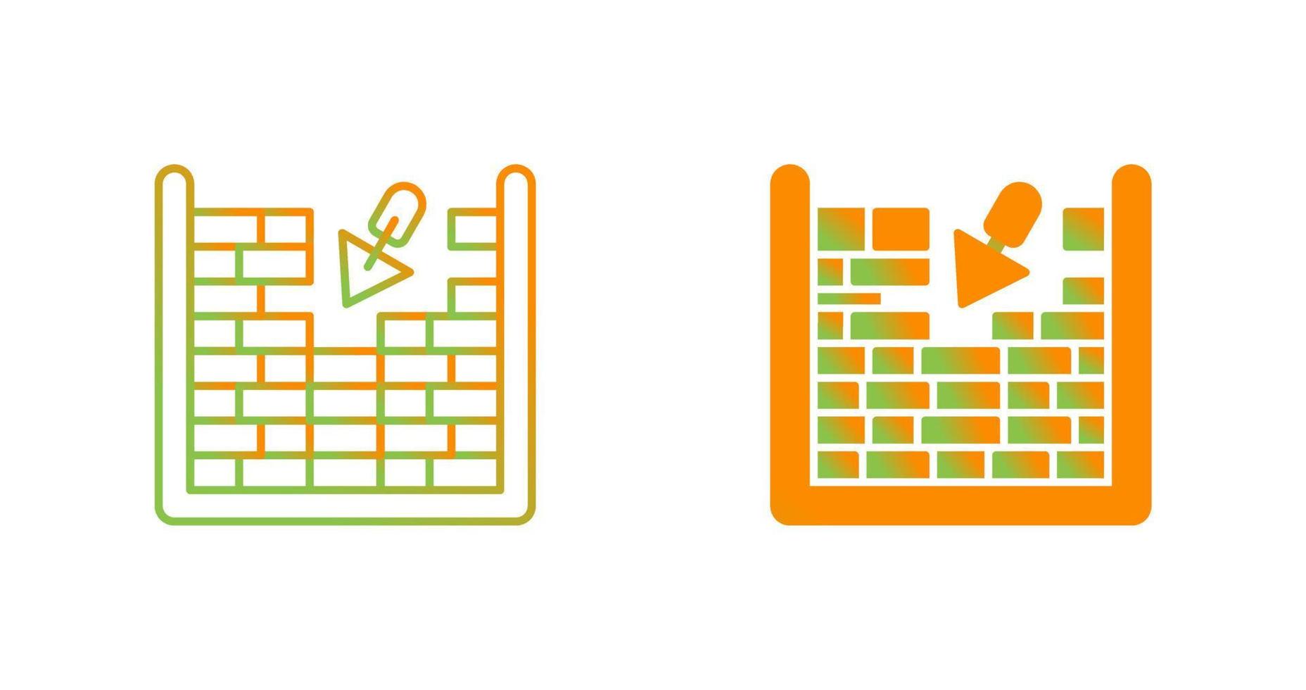 Masonry Vector Icon