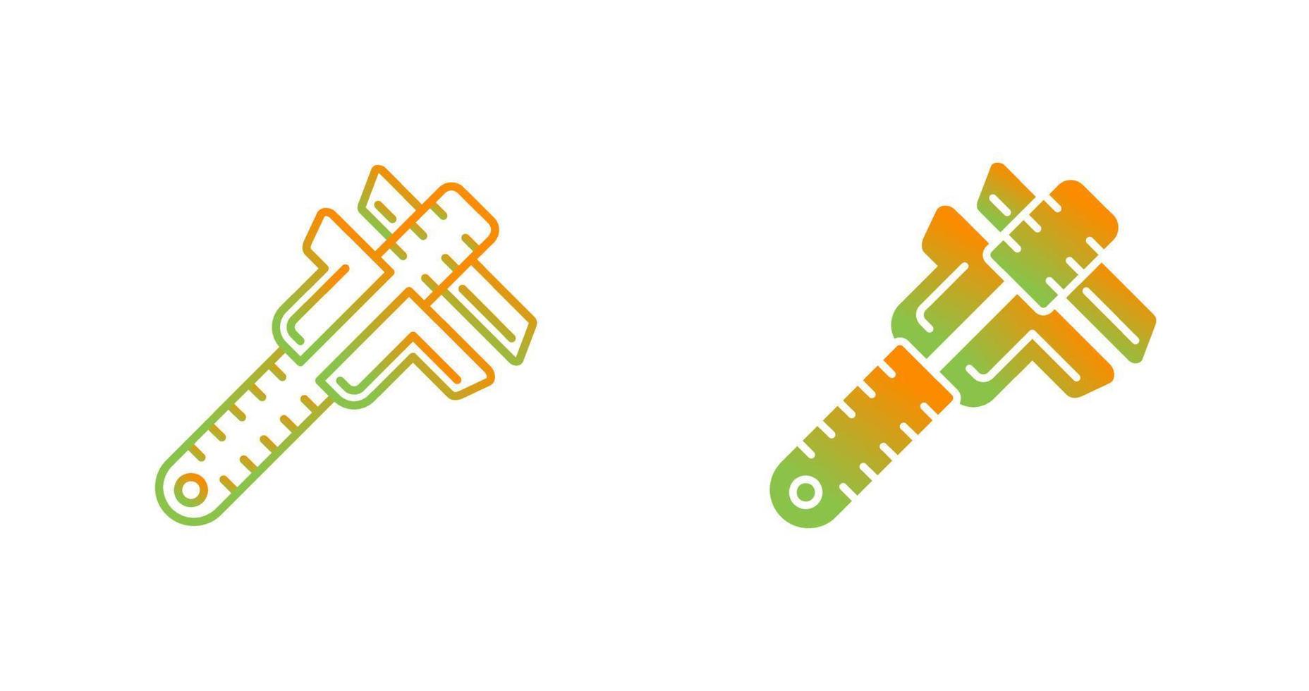 Vernier Caliper Vector Icon
