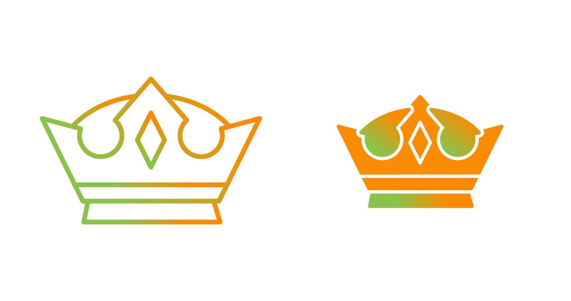 icono de vector de corona